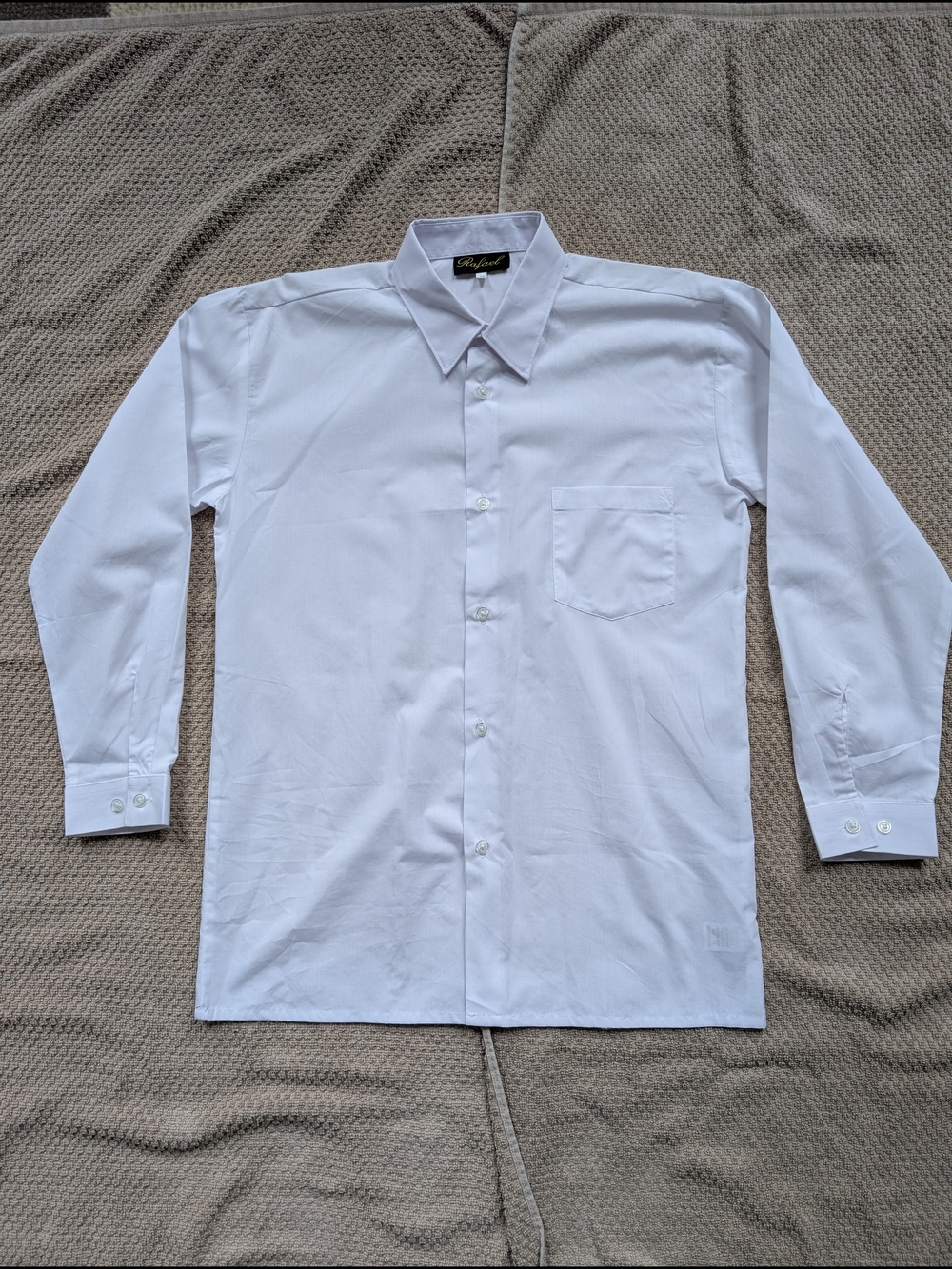 RAFAEL Youth White Dress Shirt
